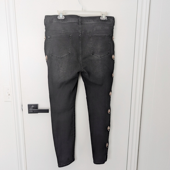 Anthropologie PILCRO sequin stretch high waist jeans - Picture 8 of 8